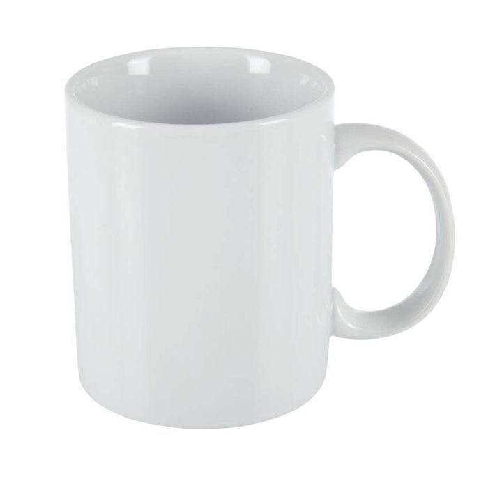 Olympia Mugs Whiteware Standard 12 Pack 284ml Ceramic White Coffee Tea Drinking Cups
