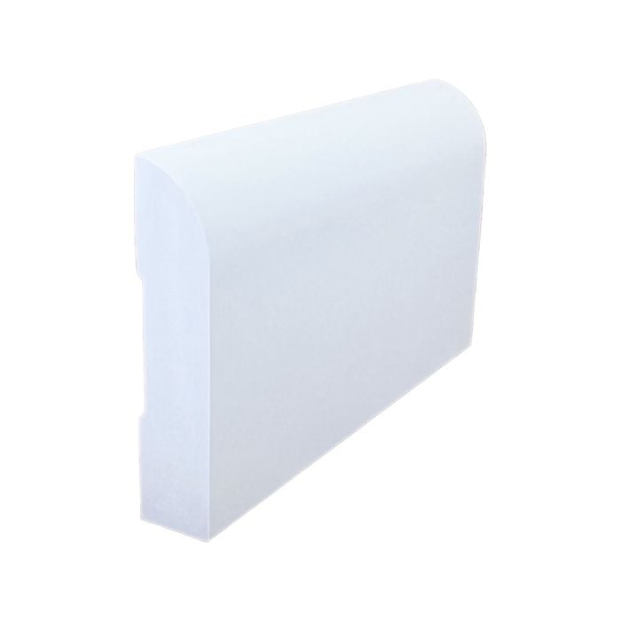 PermaTimber 67 x 15mm 2.7m Antique White PVC Bullnose  - 67 x 15 x 2700