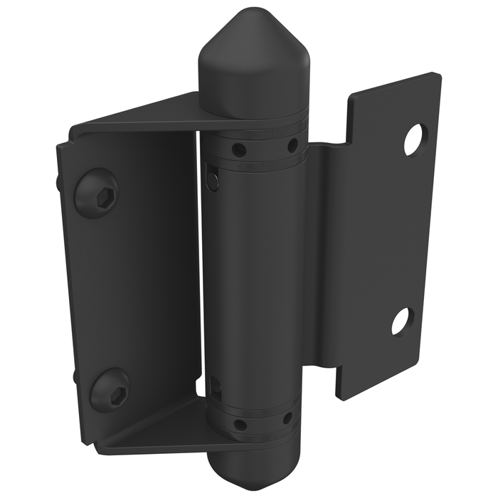 ProtectorAl Black Matte Glass To Wall / Post Gate Hinge