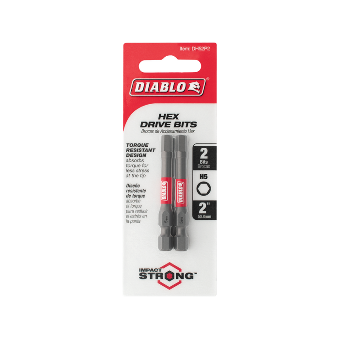 Diablo 50mm H5 Power Bit - 2 Pack