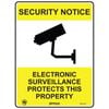 Pinnacle 400 x 300mm Metal Security Notice Electronic Surveillance Sign