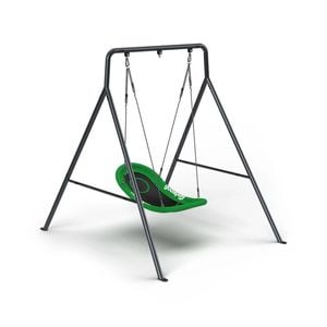 gobaplay Single Swing Set Frame with Boat Swing