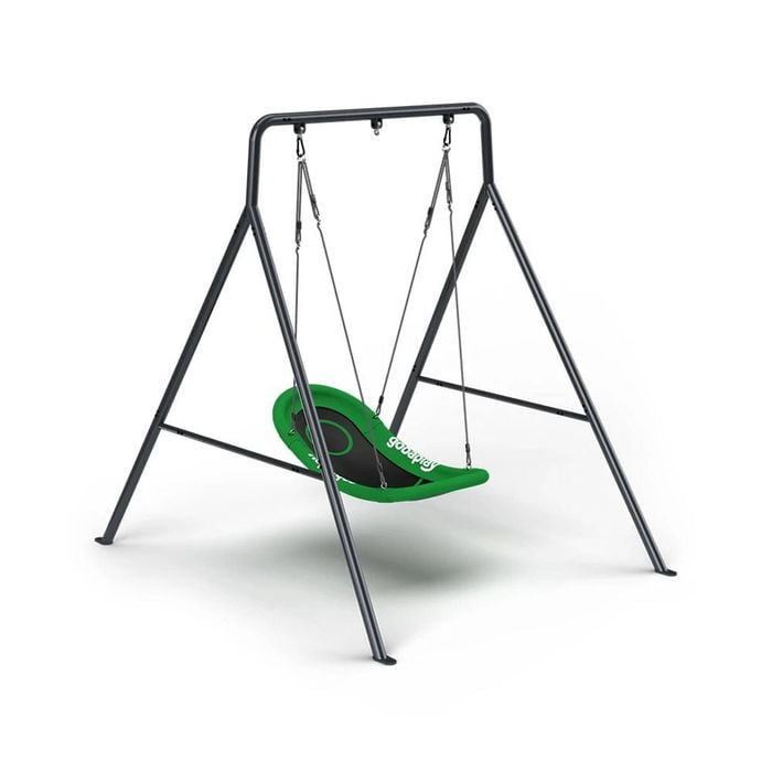 gobaplay Single Swing Set Frame with Boat Swing