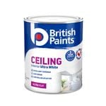 British Paints 1L Ultra White Interior Ceiling
