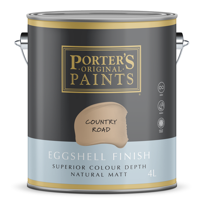 Porter's Paints 4L Country Road Eggshell Finish Paint