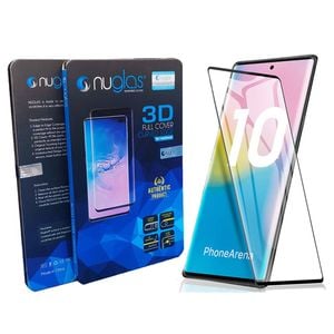 Nuglas Screen Protector Nuglass 3d Full Cover Curved Edge For Galaxy Note 10 Black