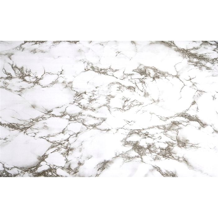 Boyle 45cm x 1.5m White Marble Self Adhesive Film
