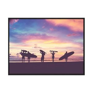 Artey | Home bound - Framed Canvas - Black Frame - 112 x 150cm