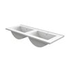 Stein 1200mm White Polymarble Top With Double Basin