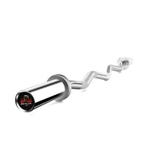 Costway 1.2m Olympic Weight Barbell Bar Steel Strength Training Home Gym Silver