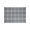 Outdoor Rug / Camping Mat - Lisboa Black And White