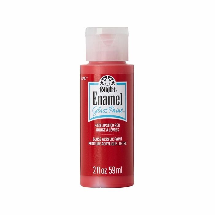 Folk Art 59ml Lipstick Red Enamel Paint