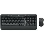 Logitech MK540 Advanced Wireless Keyboard & Mouse Combo USB Receiver, 10 Meter Wireless Connection, Plug and Play