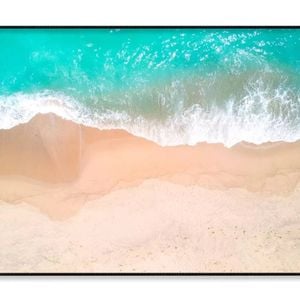 Aerial View Of Sandy Beach   Print 100% Australian Made 90x60cm  (Poster)