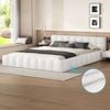 ALFORDSON Bed Frame Queen White Boucle