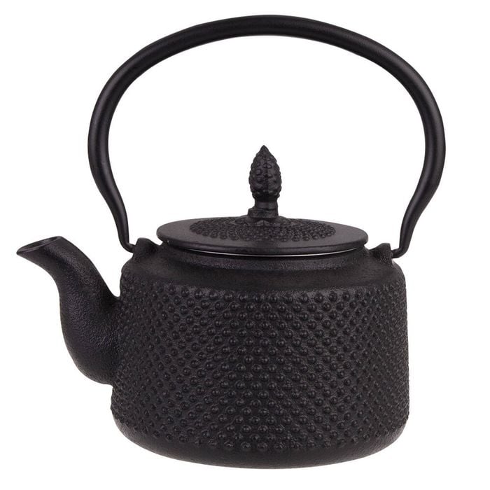 Teaology Traditional Japanese Design Durable Cast Iron Teapot 850ml Black