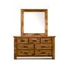 Camden Pine Hard Wood Dresser Chest of 7 Drawer Tallboy Tall Boy Wooden Timber Table Bedroom Storage Cabinet Furniture - Oak
