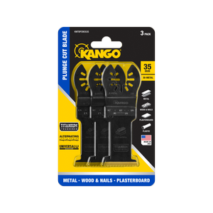 Kango 35mm Bi-Metal Plunge Cut Multi Tool Blade - 3 Pack
