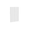 Kaboodle 900mm Provincial White V-Groove Medium Pantry Doors - 2 Pack