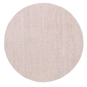 Loopsie-160cm X 160cm-anjo Beige Distressed Washable Round Rug