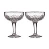 2PK Ophelia Crystal 400ml Coupe Glasses Cocktail Cup Stemware Glass Set Clear