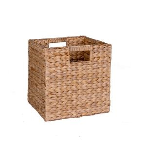 Flexi Storage Clever Cube 26 x 26 x 26cm Natural Water-Hyacinth Compact Insert