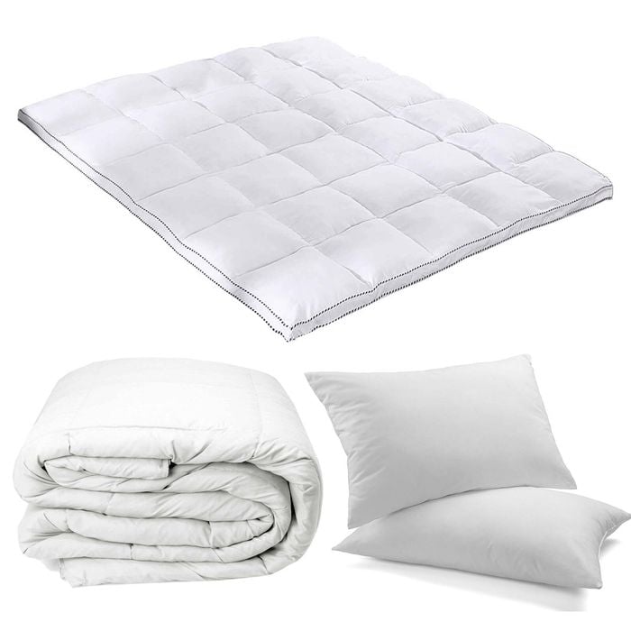 Royal Comfort Bedding Essentials Bed In Bag Set White King
