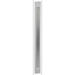 Pillar 15 x 203cm White Platinum PVC Concertina Door Panel 