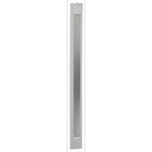 Pillar 15 x 203cm White Platinum PVC Concertina Door Panel 