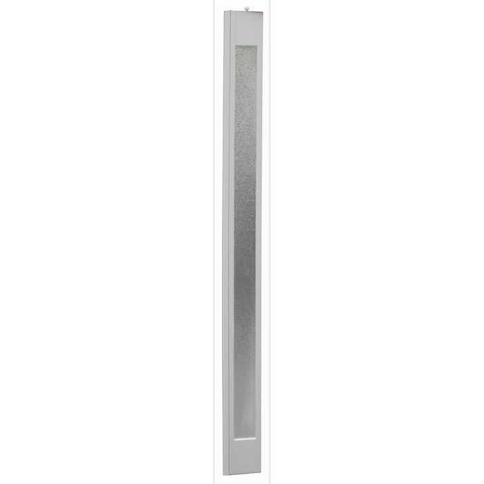 Pillar 15 x 203cm White Platinum PVC Concertina Door Panel 