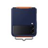 Samsung Silicone Cover With Strap for Galaxy Flip 3 - Navy