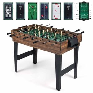 Costway 10in1 Combo Game Table Set Foosball Air Hockey