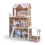 Plum Shorehouse Wooden Dolls House – Coastal-Inspired Playset for Imaginative Kids