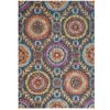 Designer Handmade Wool Rug-Vine 6266-Smoke/Blue-160x230cm
