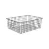 Flexi Storage Home Solutions 410 x 185 x 535mm Black 2 Runner Wire Basket