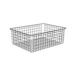Flexi Storage Home Solutions Black 2 Runner Wire Basket