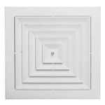 Haron 270 x 270mm White Square Plastic Ceiling Vent