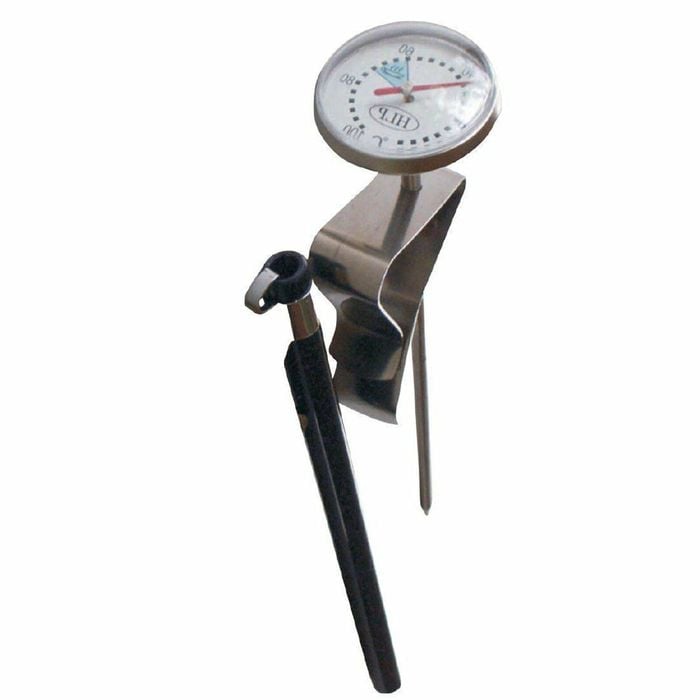 Stainless Steel Milk Thermometer Coffee Frothing Barista 140mm