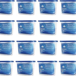 AROVEC Moisture Absorber 500mL for Laundry Room, Wardrobe, Storage 16-Pack