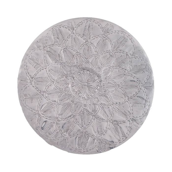 Ssh Collection Vanya 66cm Wide Floral Petal Wall Art - Polished Aluminium