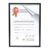 Unigift Certificate Glass Picture Photo Frame A3 29.7x42cm Black/Silver