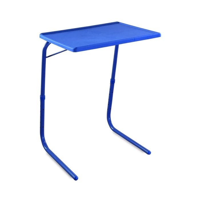 TABLE BUDDY 52.50x40x73cm Adjustable Folding Table - Akzo Blue