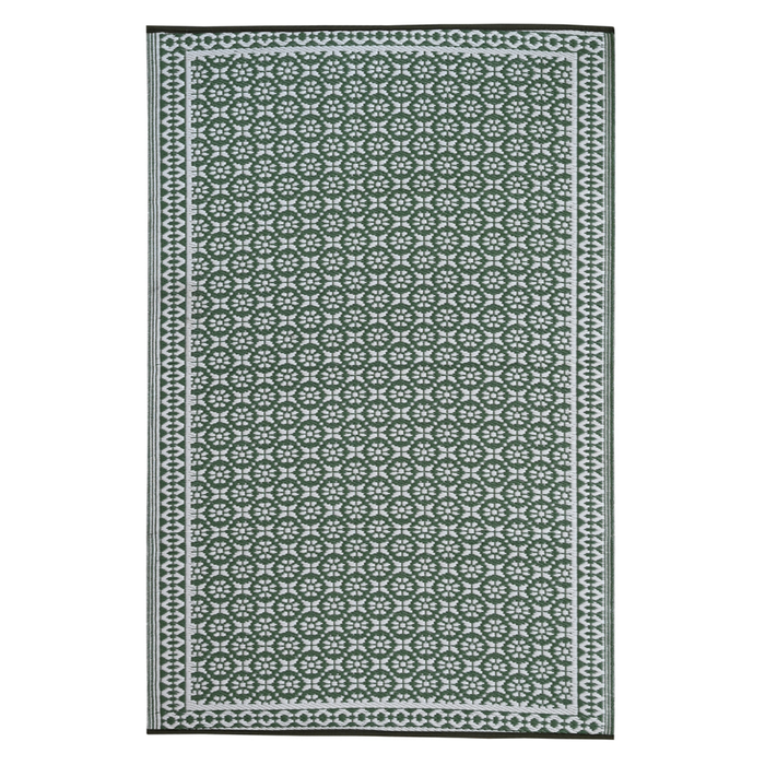 Fab Habitat 120x180cm Sage Ronda Recycled Plastic Outdoor Rug