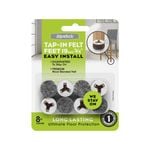 Slipstick 19mm Ultimate Floor Protection Tap-In Felt Feet - 8 Pack