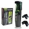 NNEOBA Cordless Beard Trimmer & Electric Shaver 20 Trim Settings Green