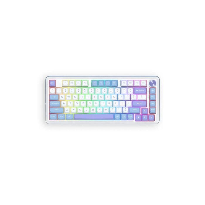 Redragon K681wbp Rgb Pro Cyrus Purple 75% Gasket Wireless Mechanical Keyboard