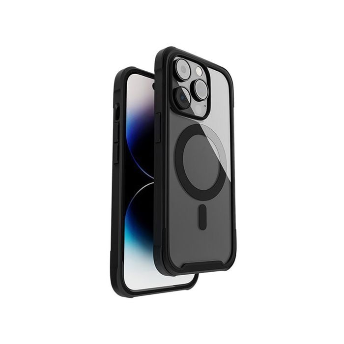Urban Edge Magsafe Clear Case For Iphone 15 Pro Max - Black