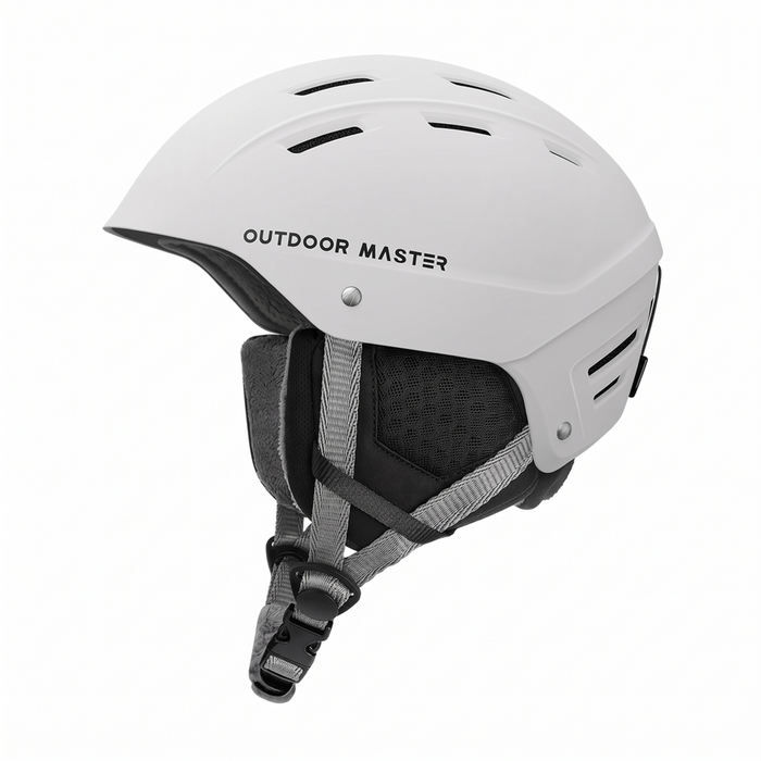 OutdoorMaster Kelvin II Ski Helmet White L