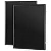 VEVOR 590x790x40mm 2PCs Jersey Display Frame Case with 98% UV PC Glass and Hangers