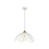 CLA Lighting SPIAGGIA Dome/Cone (Wavy Edge) Pendant Light - Dome/White